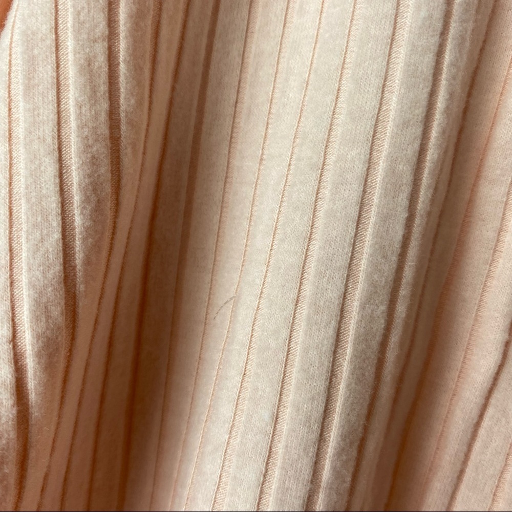 Women's Sportsgirl Size M Blush Pink Casual Long Sleeve Pullover Bubble Blouse - Picture 5 of 6